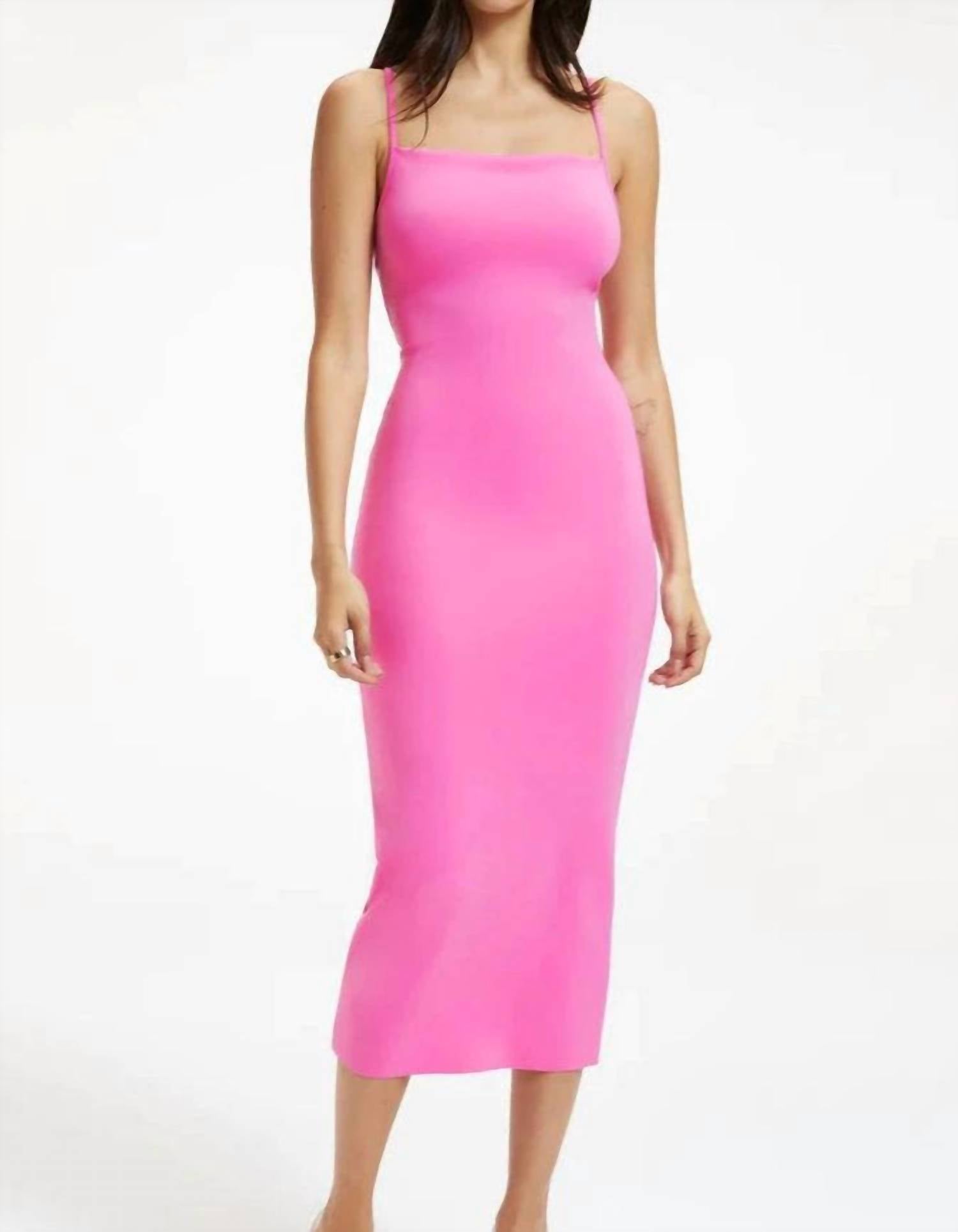 Good American - Scuba Midi Dress - Plus