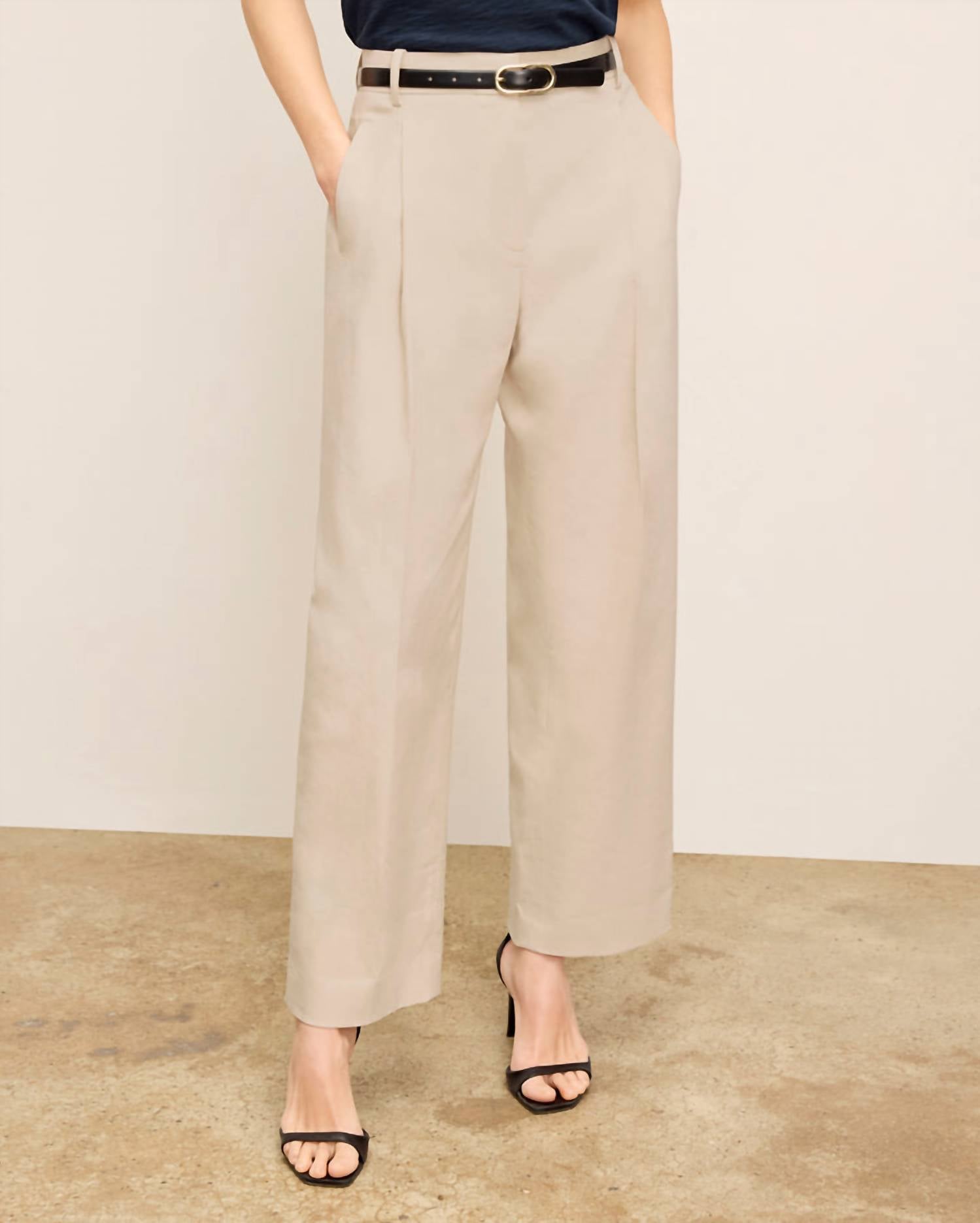 M.M.LAFLEUR Arlo Breeze Pants in natural - women's pants - detail view