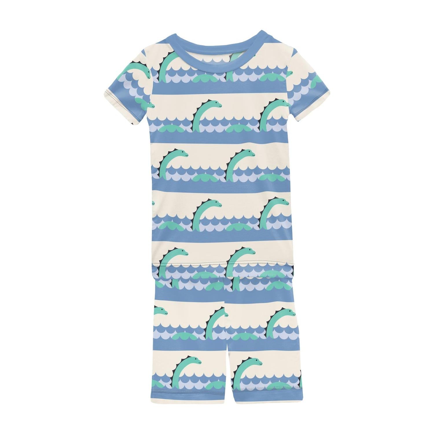 Kickee - Kid's Short Sleeve Pajama Set with Shorts