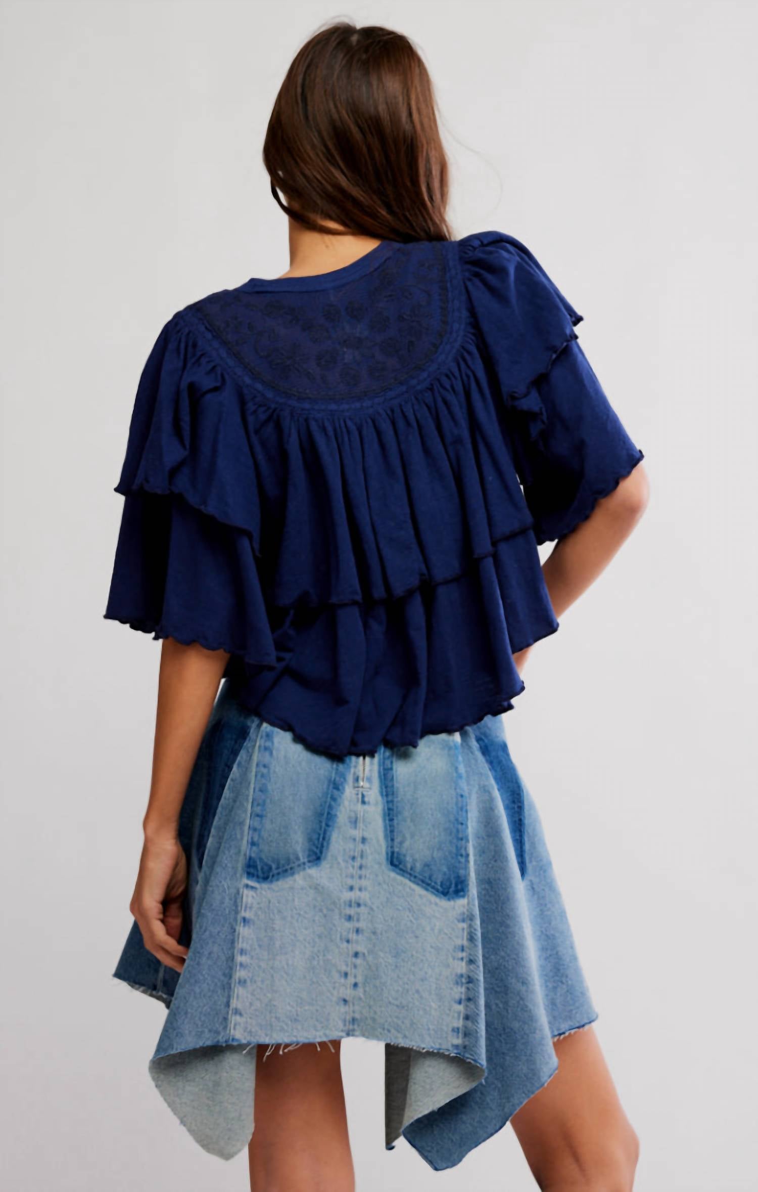 Free People - Rose Party Tee