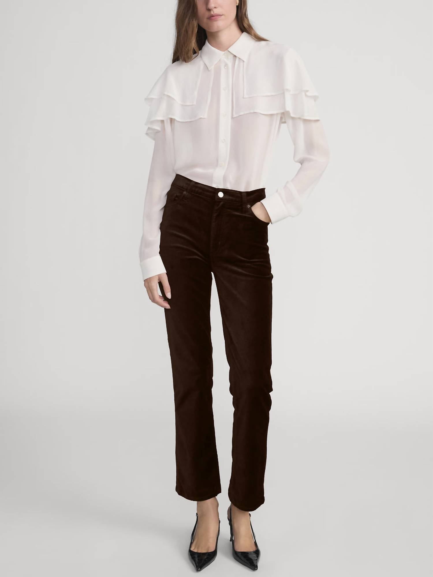 Frame - Le Sleek Straight Corduroy Jeans