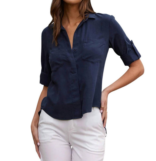 Bella Dahl - SPLIT BACK BUTTONDOWN SHIRT