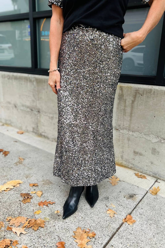 Brave + True - Ritz Sequin Skirt