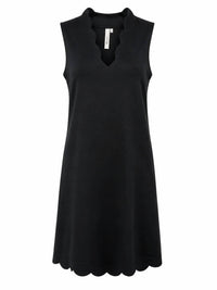 Lulu-B - Women's Scalloped Sleeveless Dress