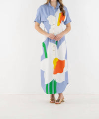 Emily McCarthy Georgia Maxi Dress in windmill - women's dress