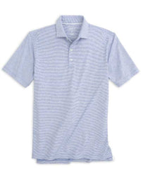 Johnnie-O - Men's Lyndon Striped Jersey Performance Polo Shirt