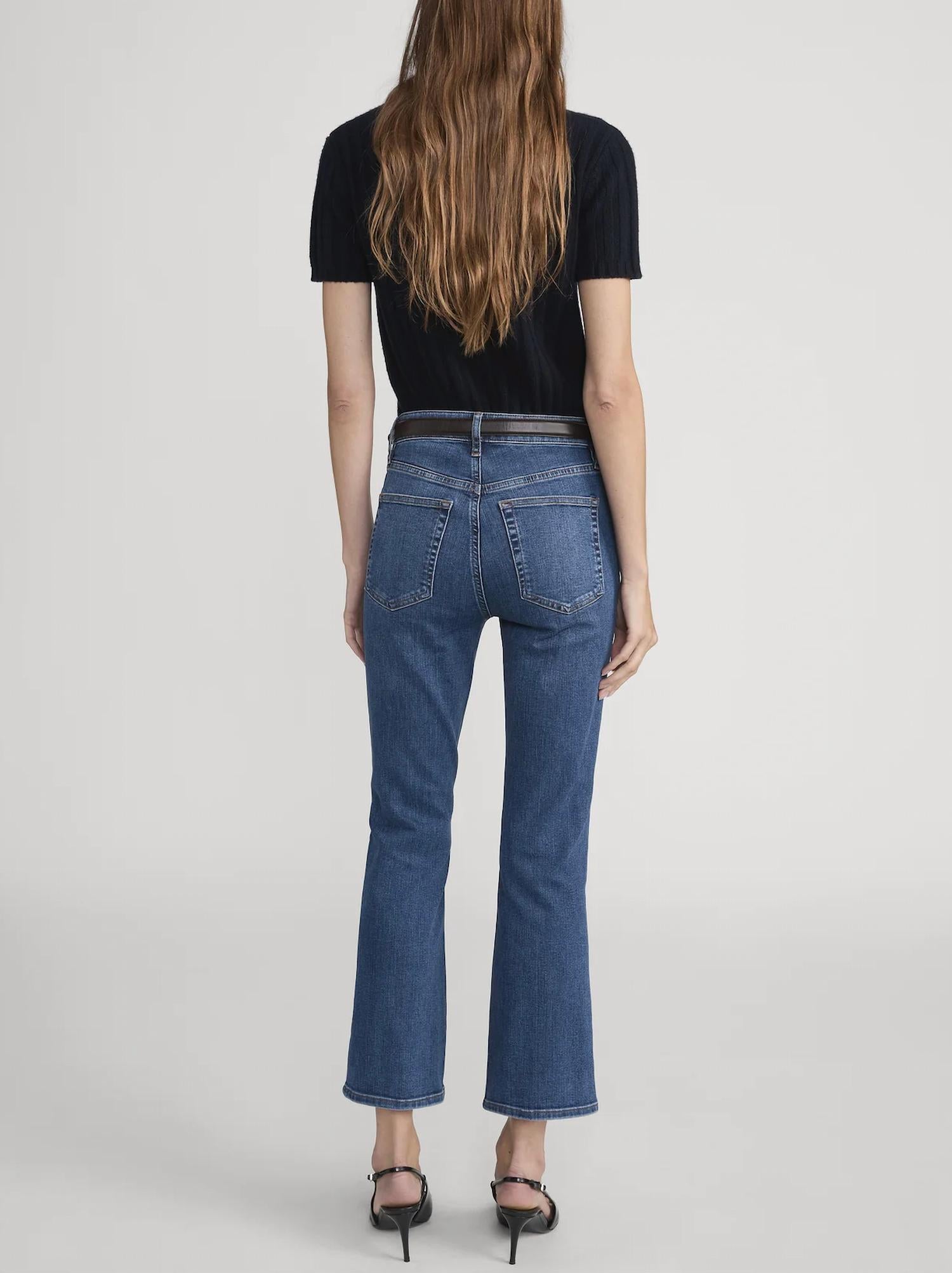FRAME The Reboot Crop Jean in foxley - women's jeans - alternate view
