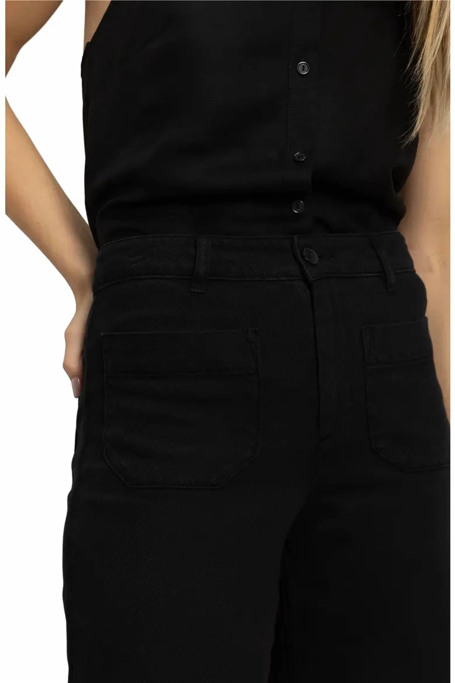 Sanctuary - Soft Marine Wide Leg Crop Pants