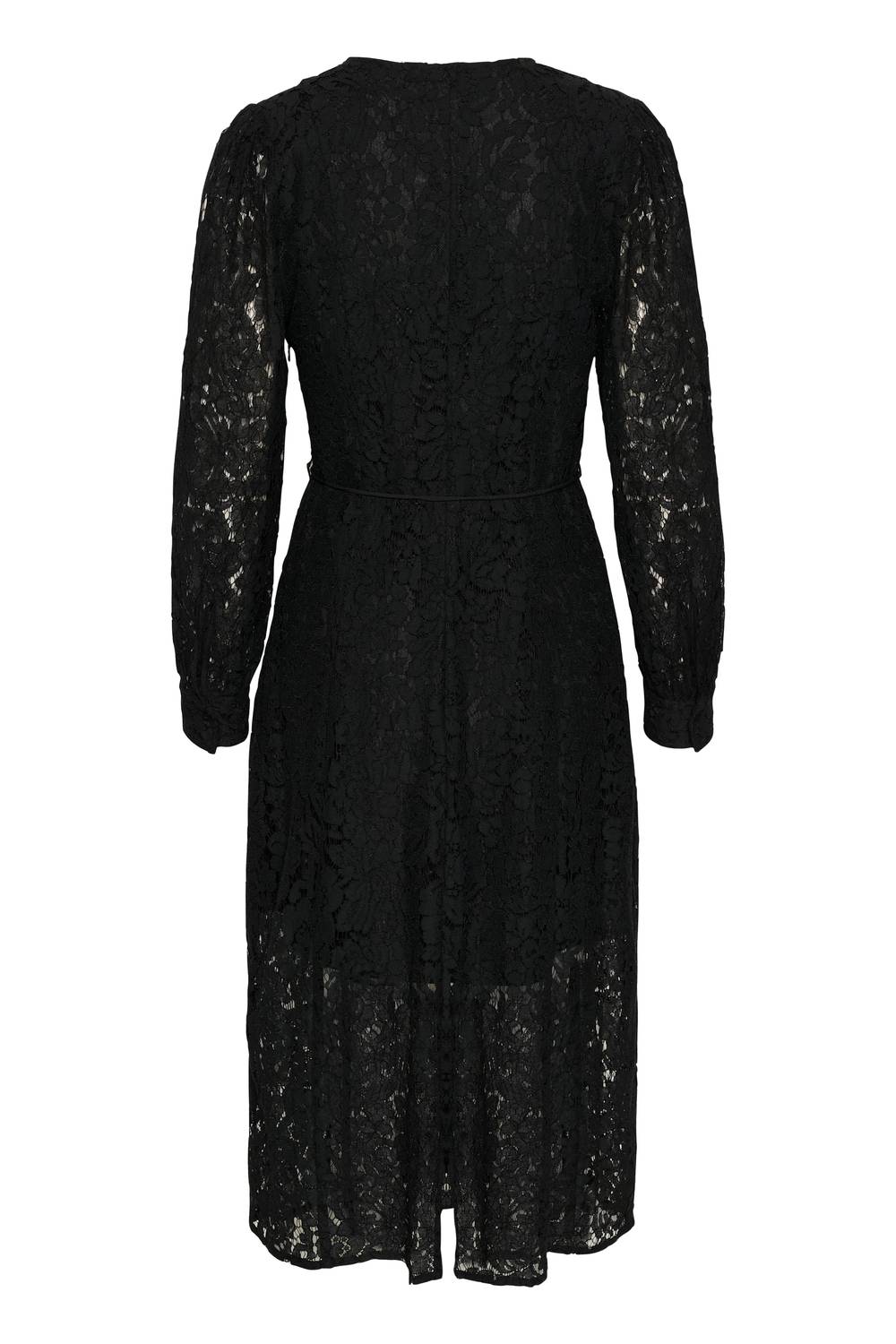 Soaked In Luxury - Hanni V-neck Long Sleeves Lace Midi Dress