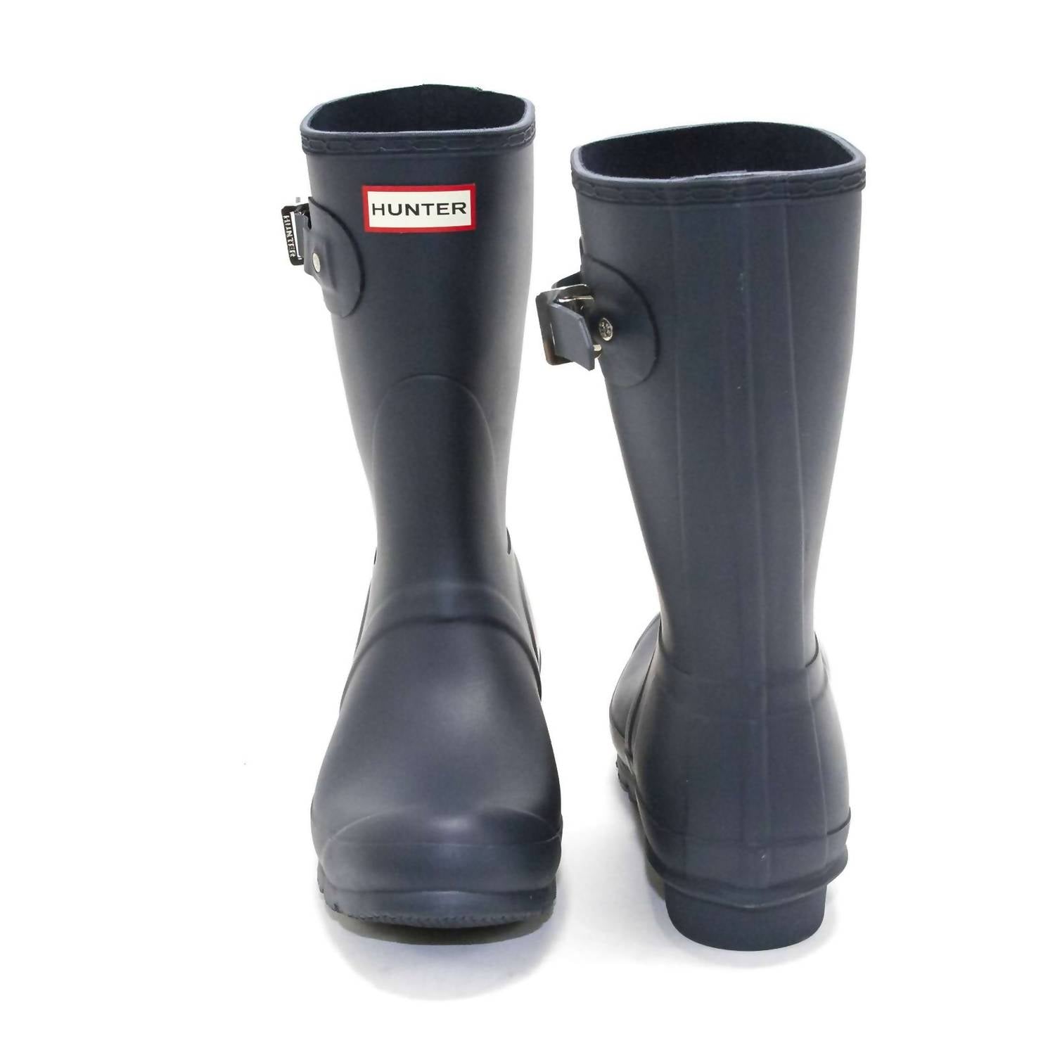 HUNTER Women's Original Short Rain Boots in navy - women's shoe - view 4