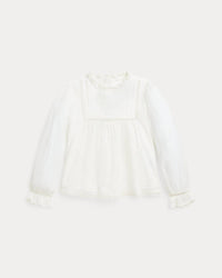 Polo Ralph Lauren - Embroidered Cotton Voile Top