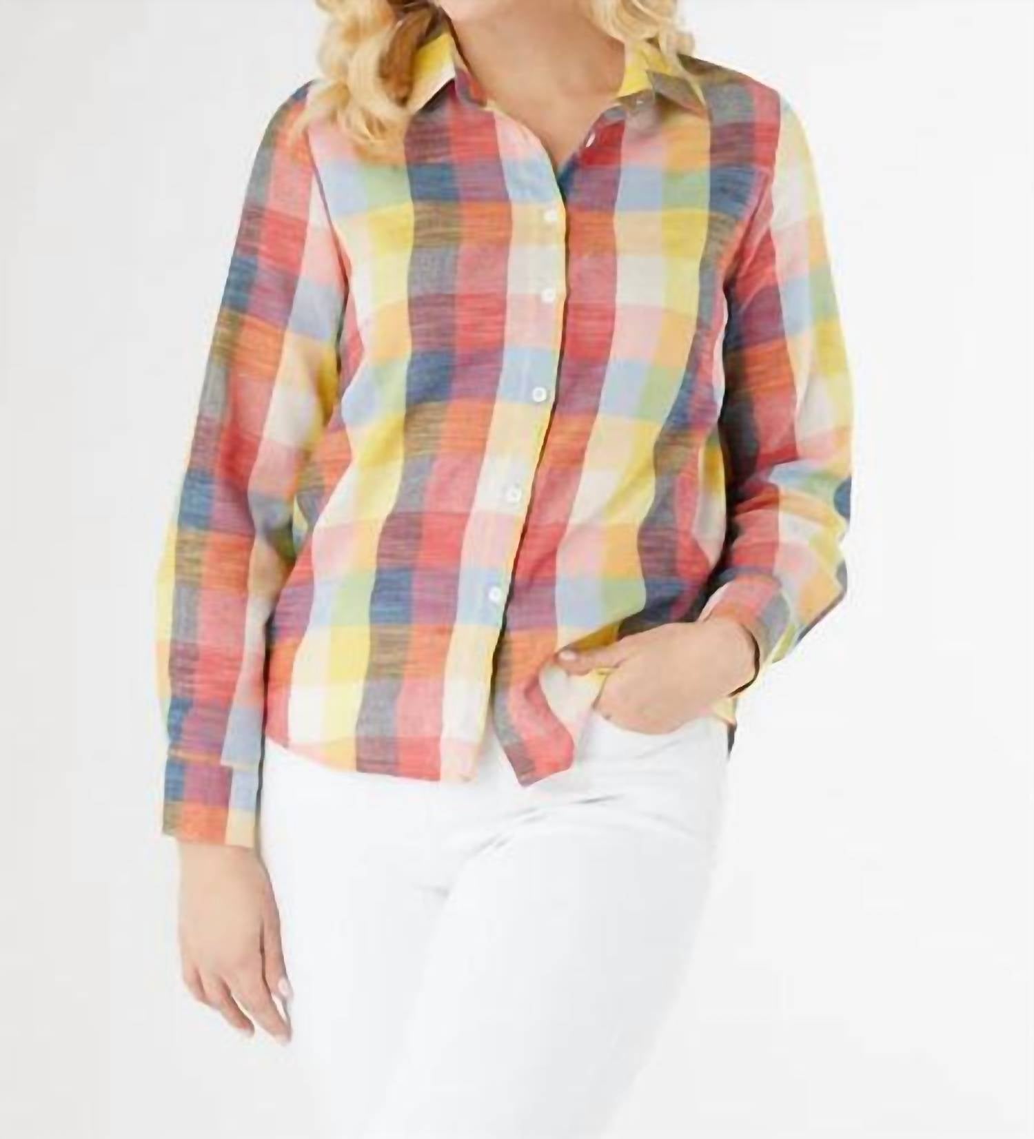 Coco + Carmen - Rooney Bright Gingham Blouse