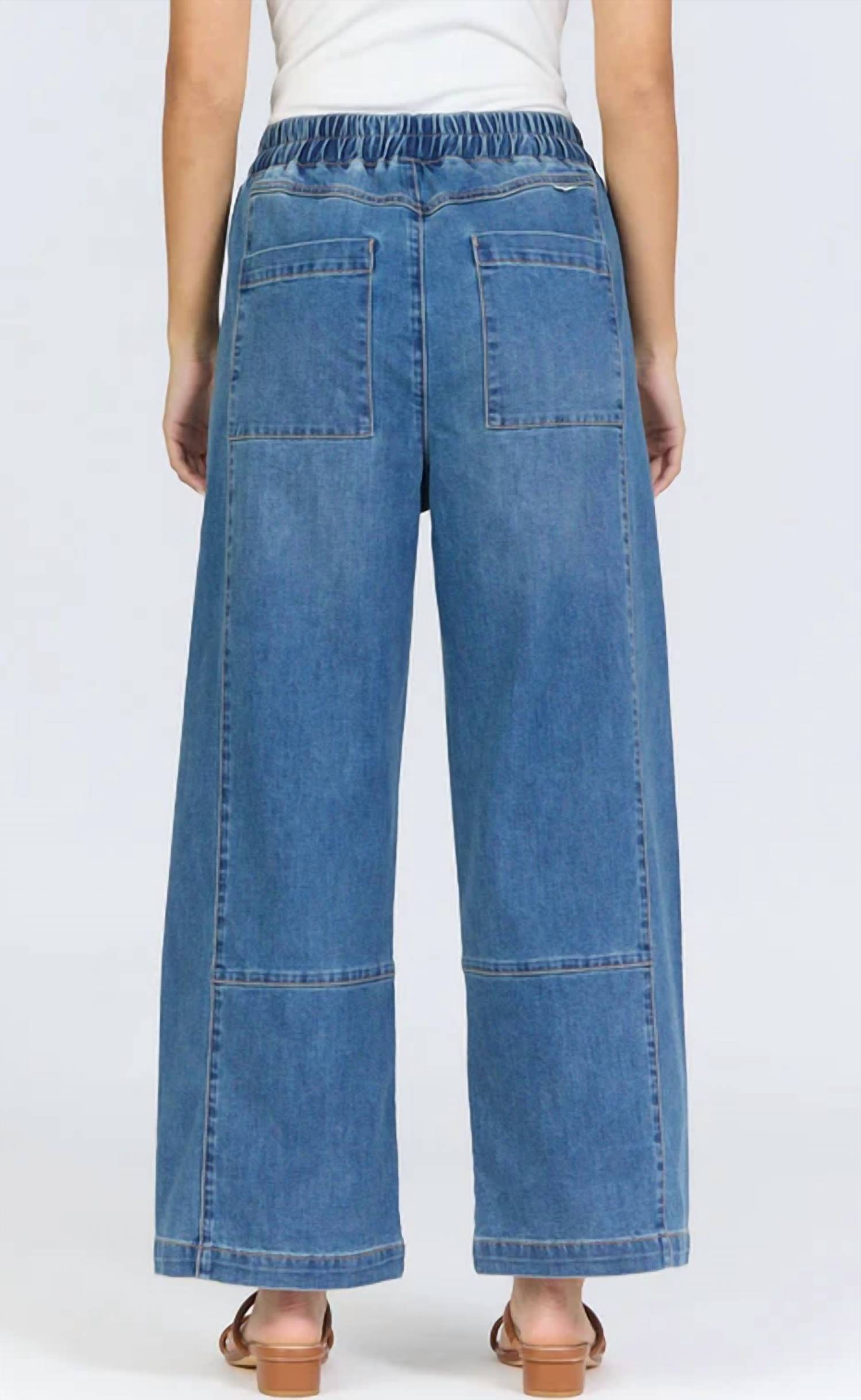 Dear John Denim - Della Cropped Barrel Jeans