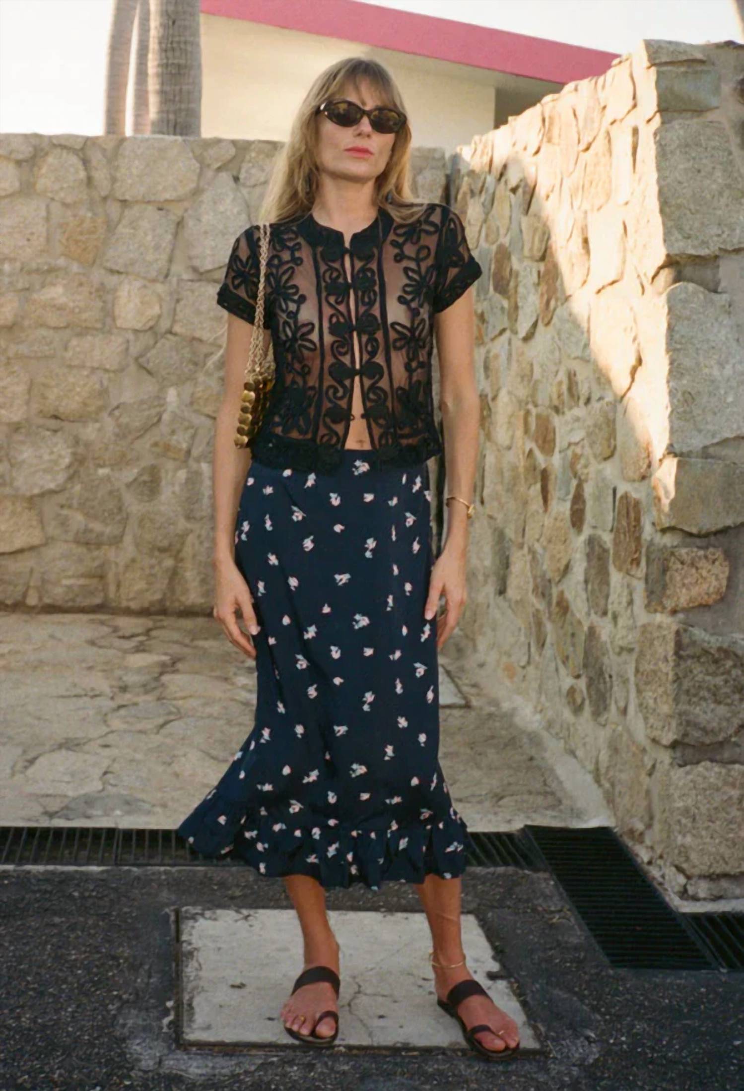 Ciao Lucia - Pappilon Print Skirt