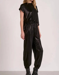 Elan - Shimmer T-shirt Jumpsuit