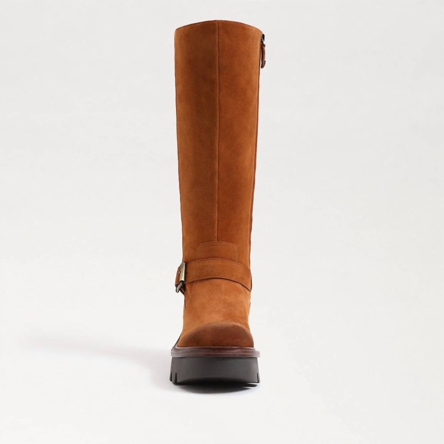 Sam Edelman - Women's Carter Buckle Detailed Chunky Heel Knee High Boots