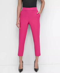Dkny - Elastic-back Pull-on Ankle Pants