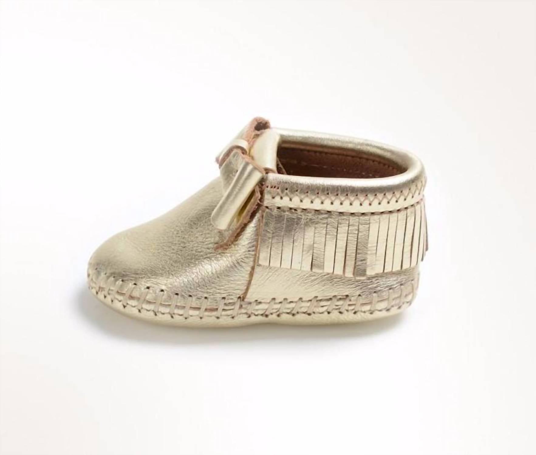 Minnetonka - Girl's Rosie Metallic Leather Bootie