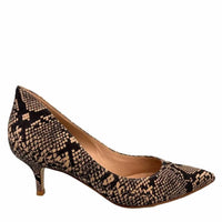 Gianvito Rossi - Women's Ellipsis High Back Python Print Pump