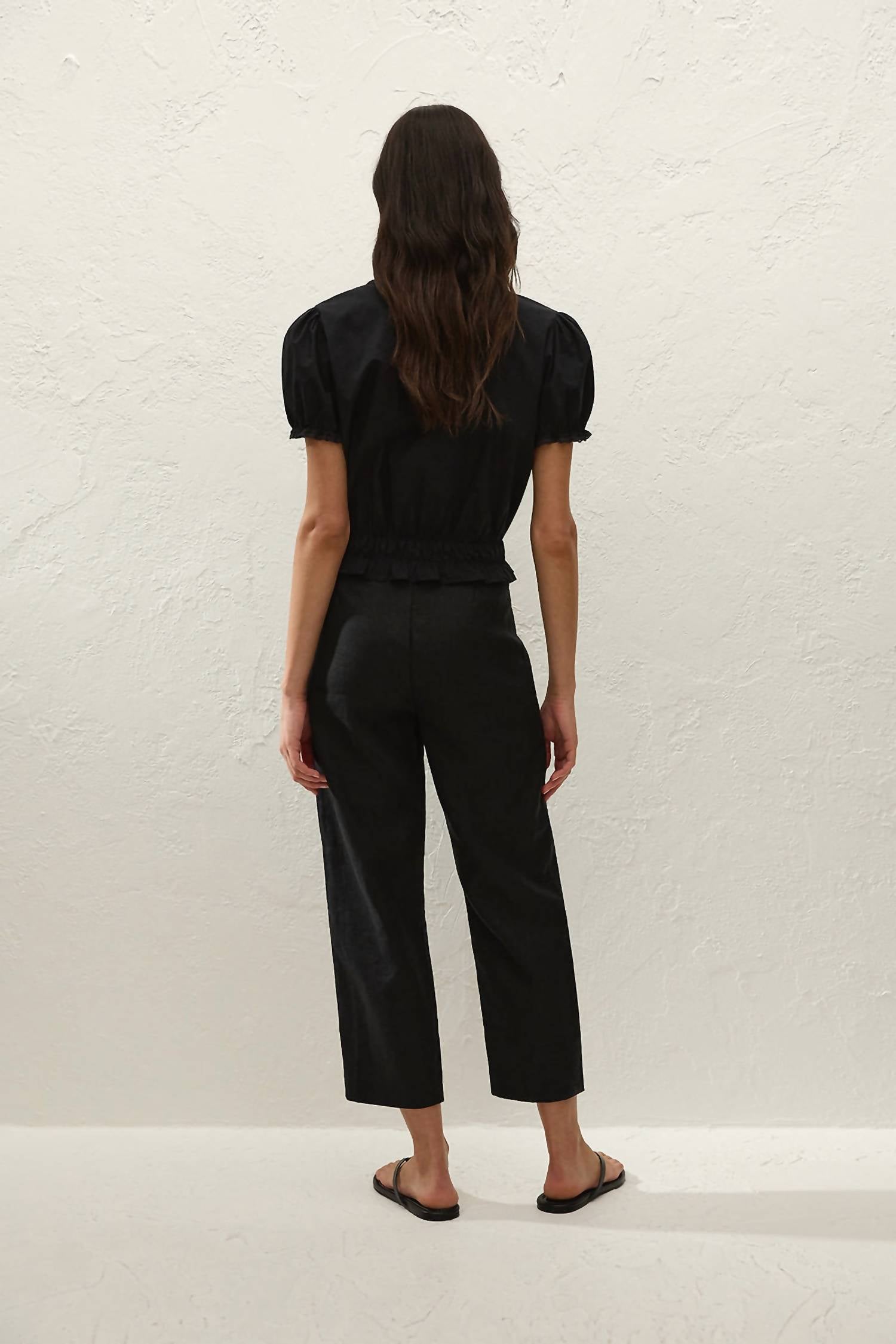 Faithfull The Brand - Fiora Buttons Down Front Blouse
