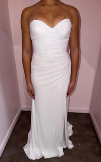 Alyce Paris - Strapless Chiffon Sweetheart Gown