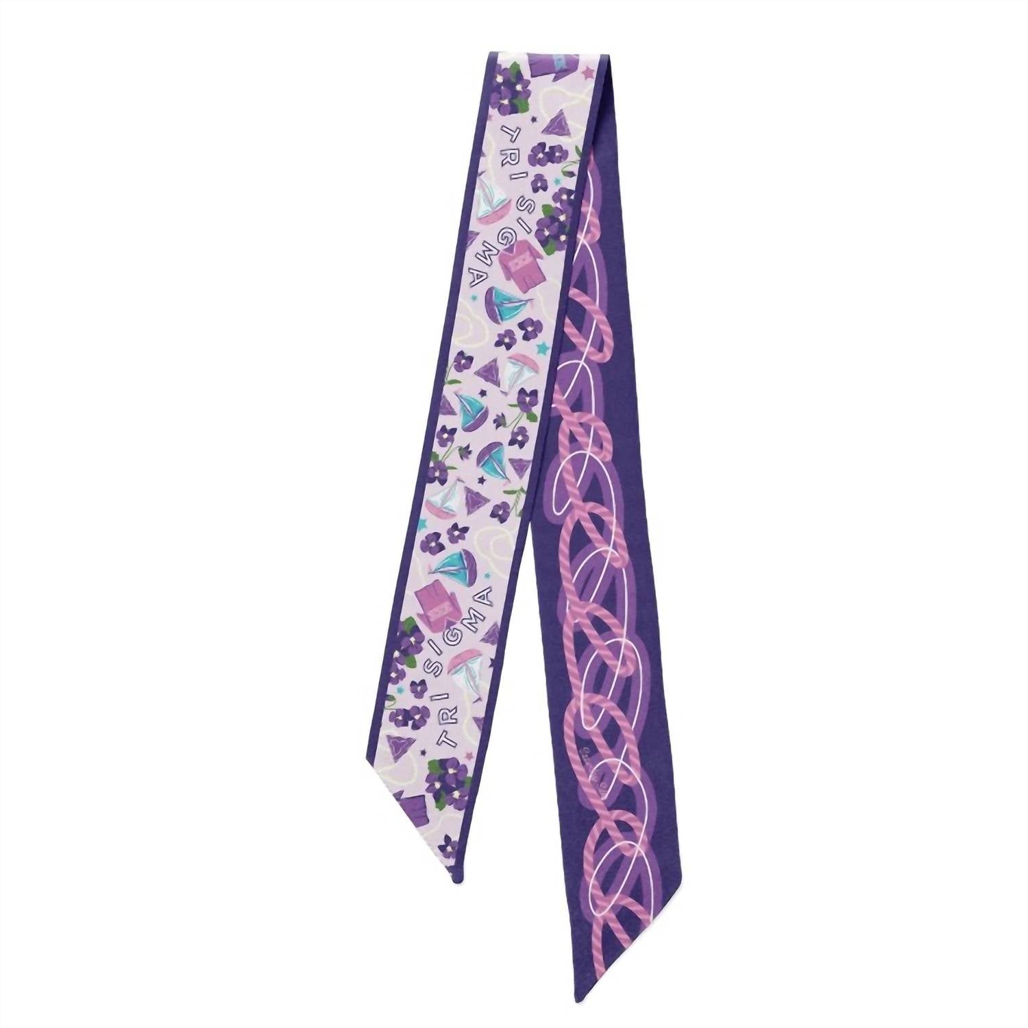 Saturday Silks - Women's Tri Sigma Twilly Scarf