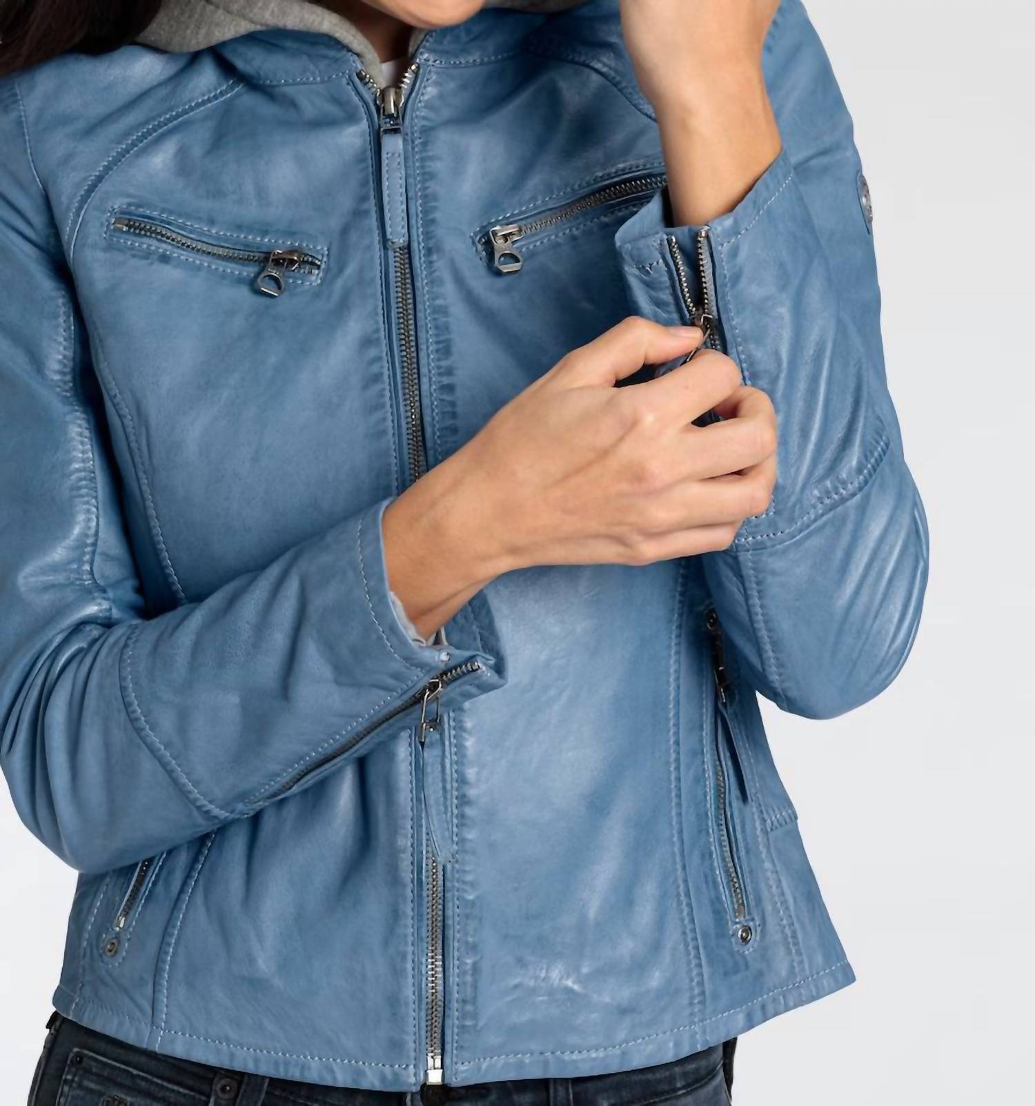 Mauritius - Nola Regular Fit Leather Jacket