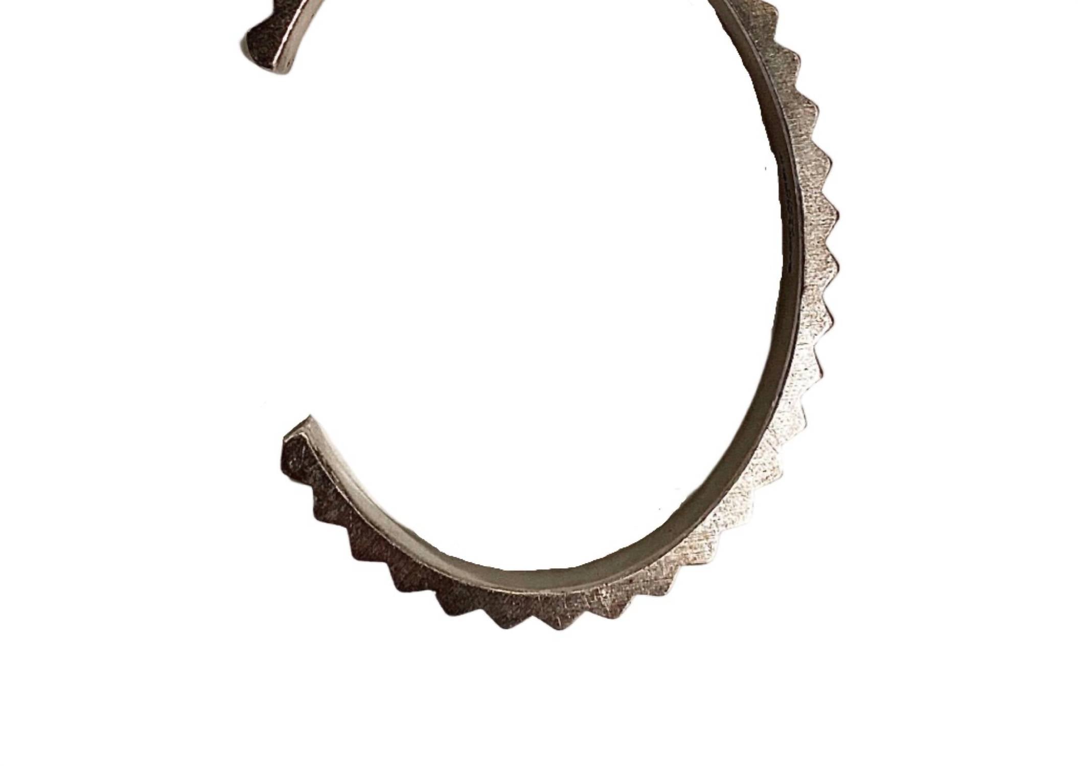 Saint Laurent - Women's Gear Large Gunmetal Bracelet