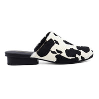 INTENTIONALLY BLANK Women's Touch Backless Mule in black moo - women's shoe