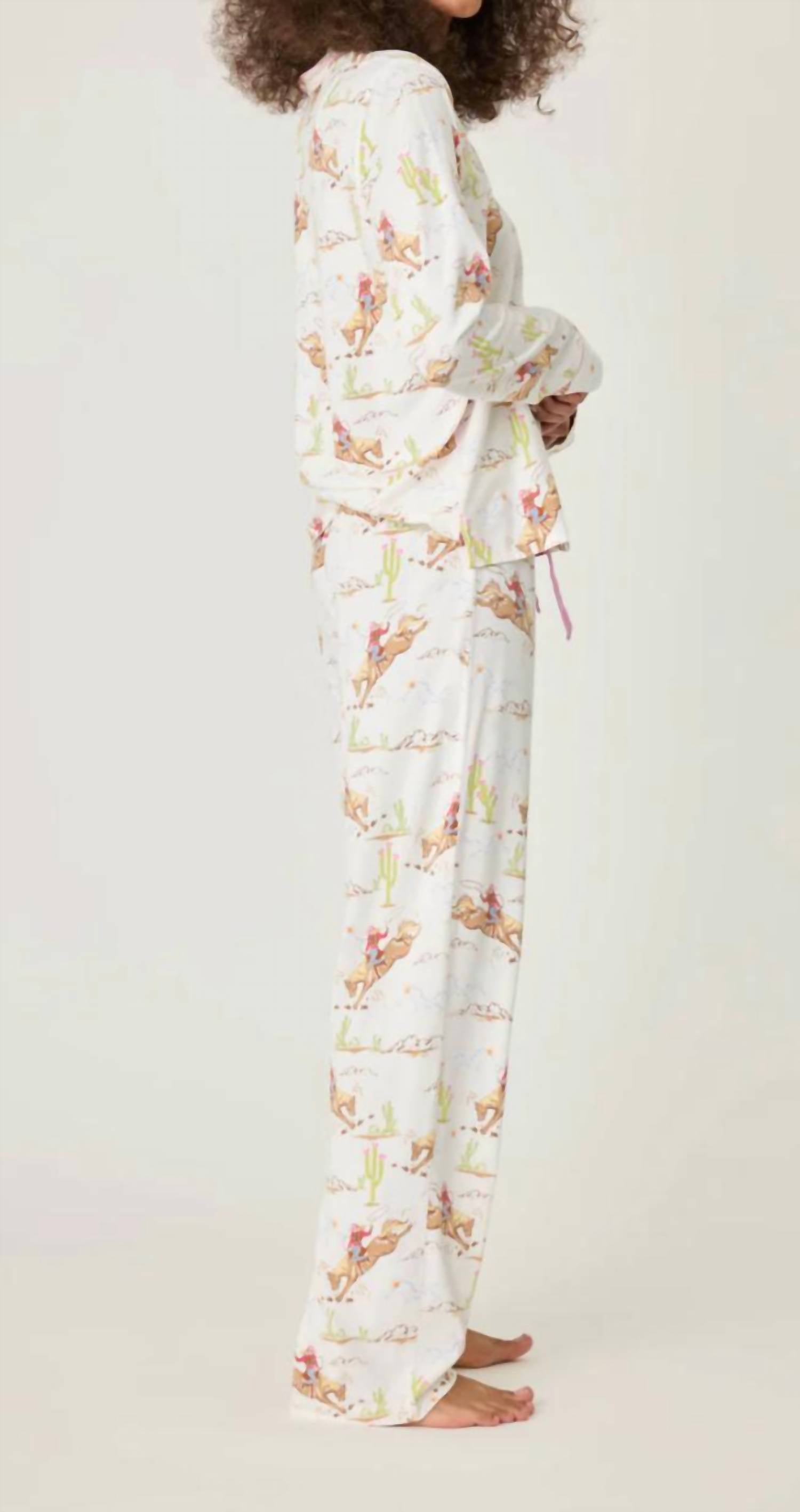 Pj Salvage - Western Print Pajama Pant