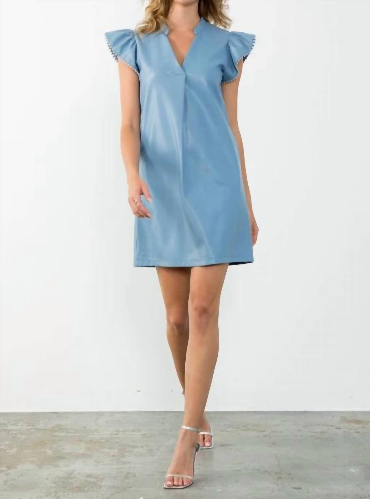 Thml - V-neck Leather Dress