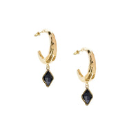 Adriana Pappas - Women's Glitzy Drip Hoops Earrings