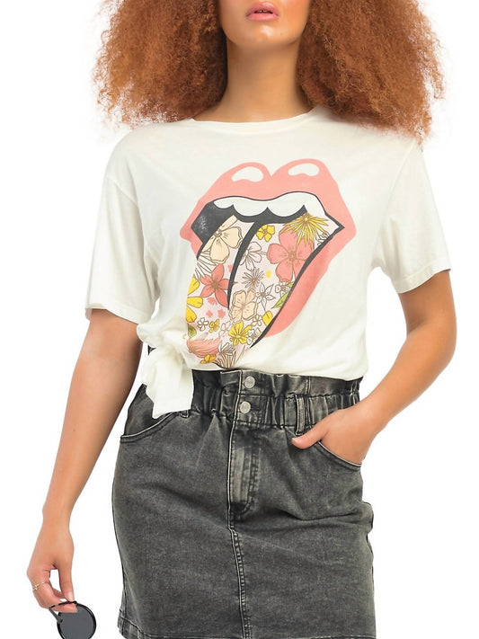 Short-Sleeve Graphic Lips T-Shirt