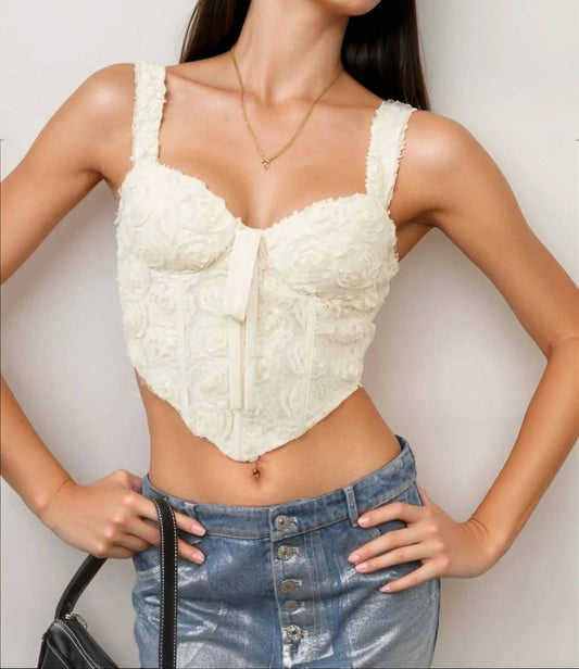 Pretty Garbage - Final Rose Corset Top