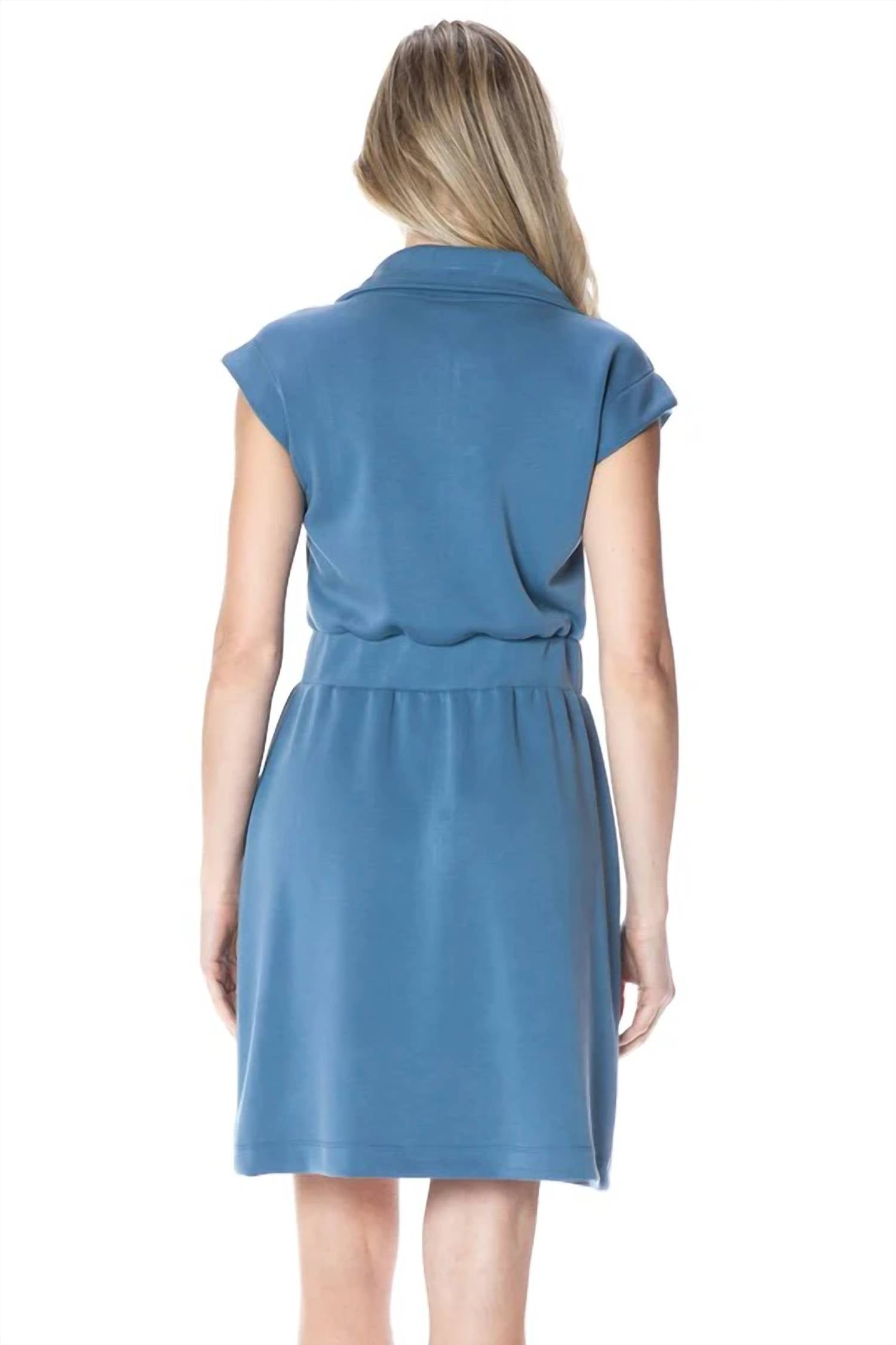 Ariella - Zip Up Scuba Dress