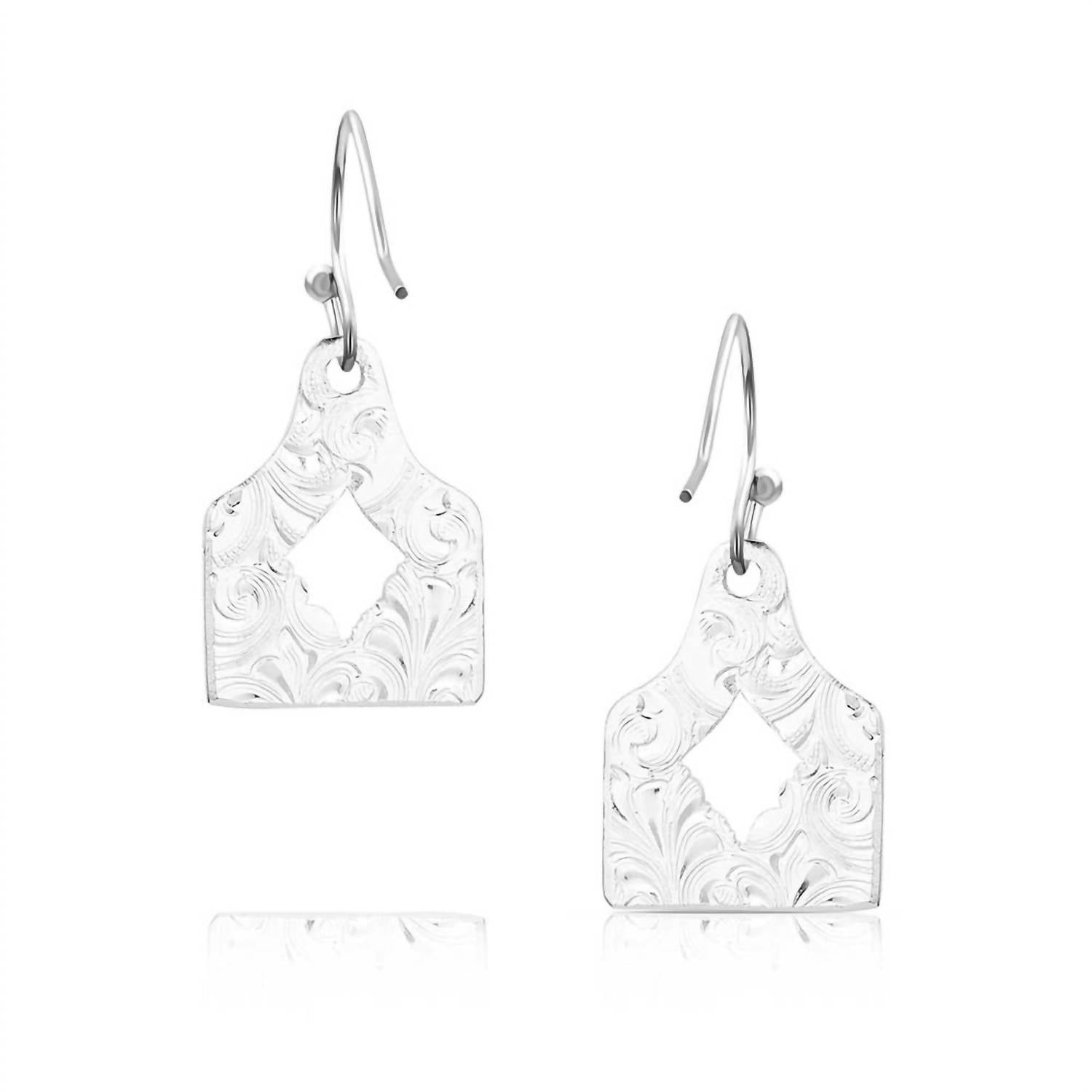 Montana Silversmiths - Women's Out West Cow Tag Earrings