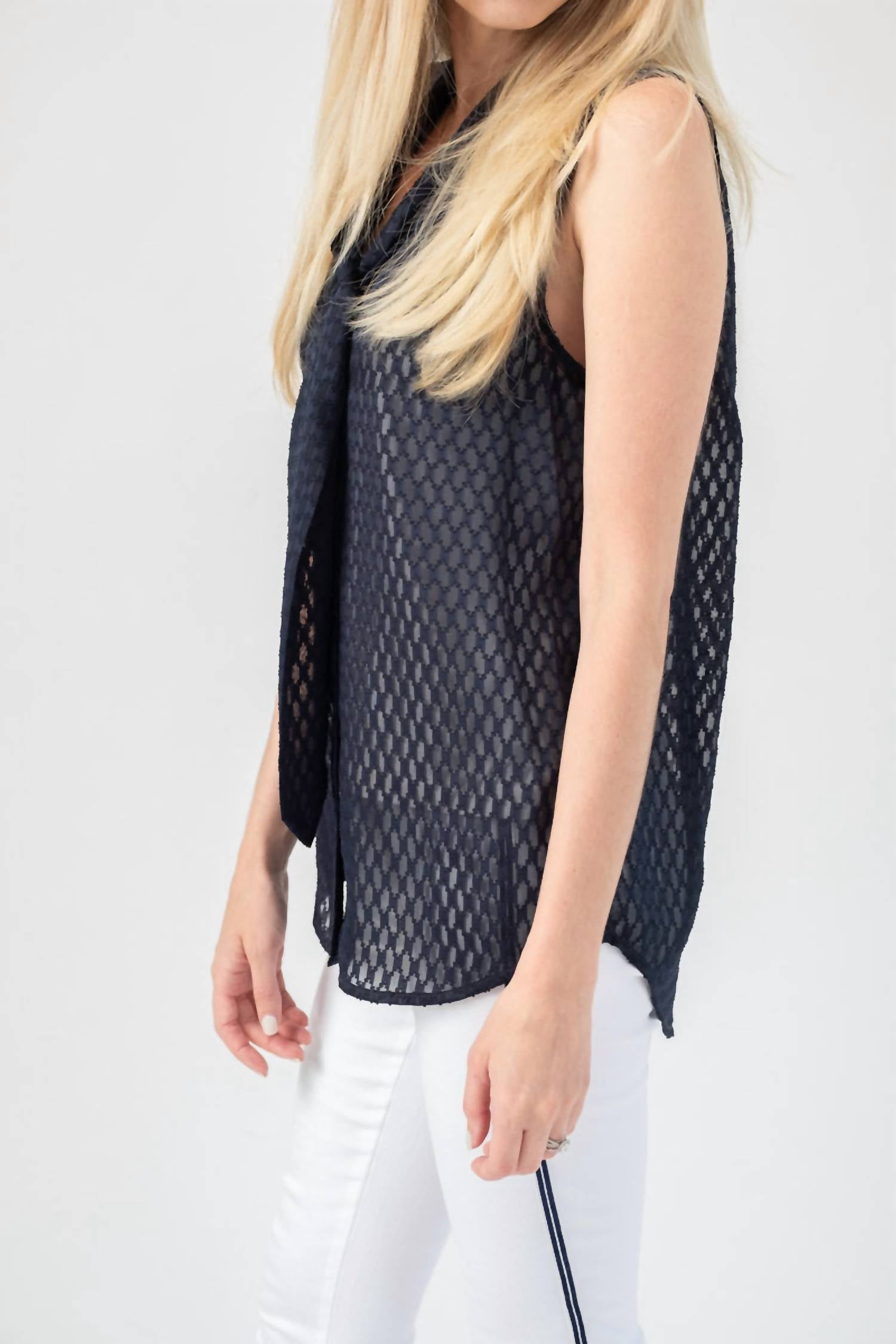 L'Agence - Natalia Necktie Blouse