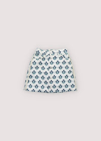 The New Society Girls Leros Skirt in hyacinth print - kids' skirt