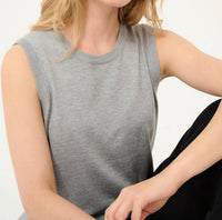 Kaffe - Kalizza Round Neck Sleeveless Pullover