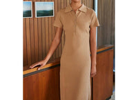 LUCY PARIS Arden Polo Dress in beige - women's dress - view 6
