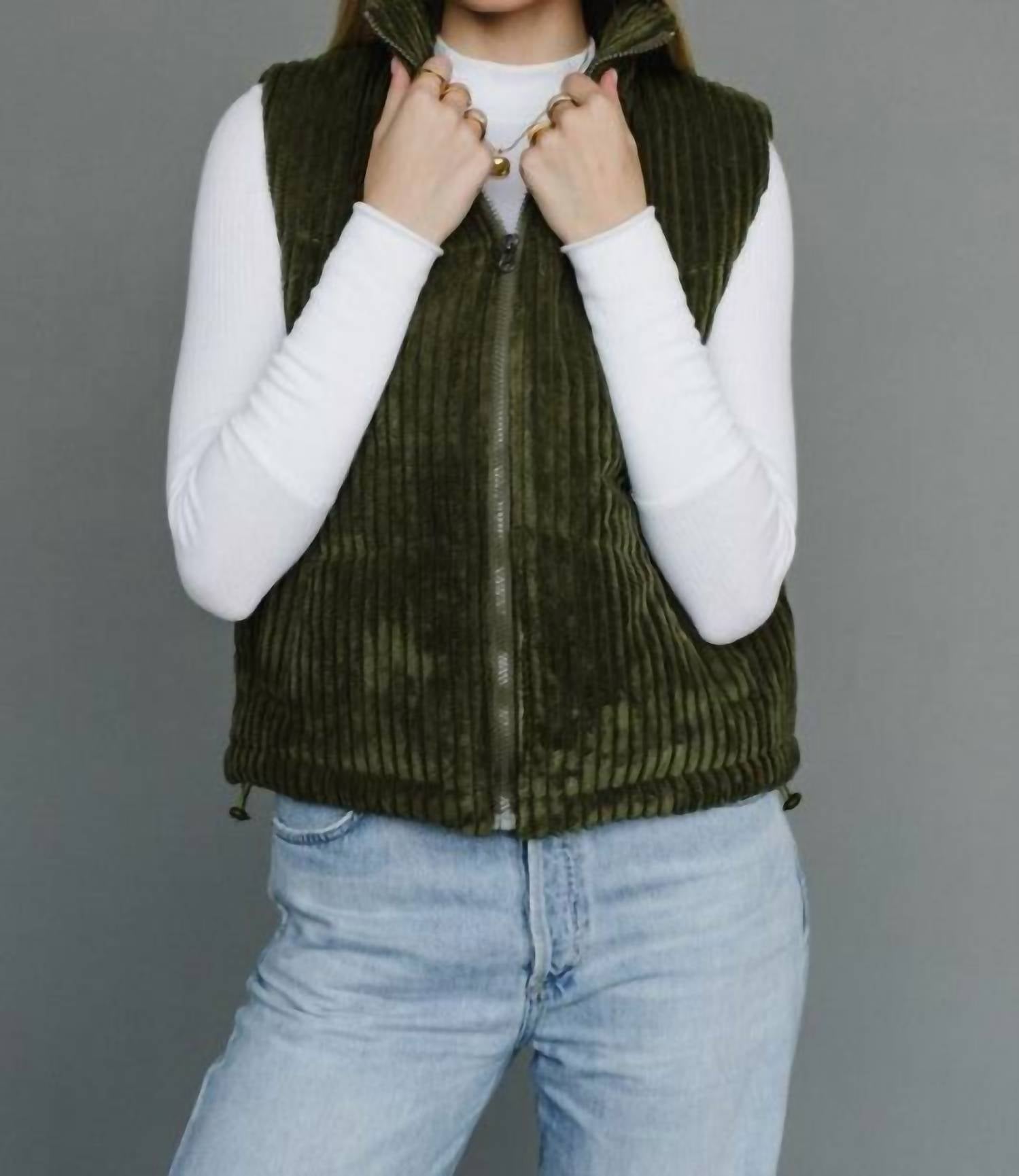Panache Apparel - Christine Corduroy Vest