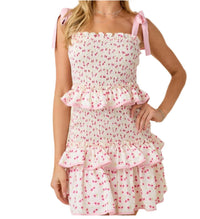 Baby Pink - Fancy Floral Mini Dress