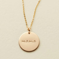 Made By Mary - Mama Disc Necklace