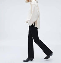 Rag & Bone Peyton Bootcut Jeans in black - women's pants - alternate view