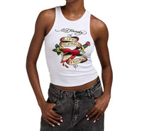 Ed Hardy - Heart Sword Tank Top