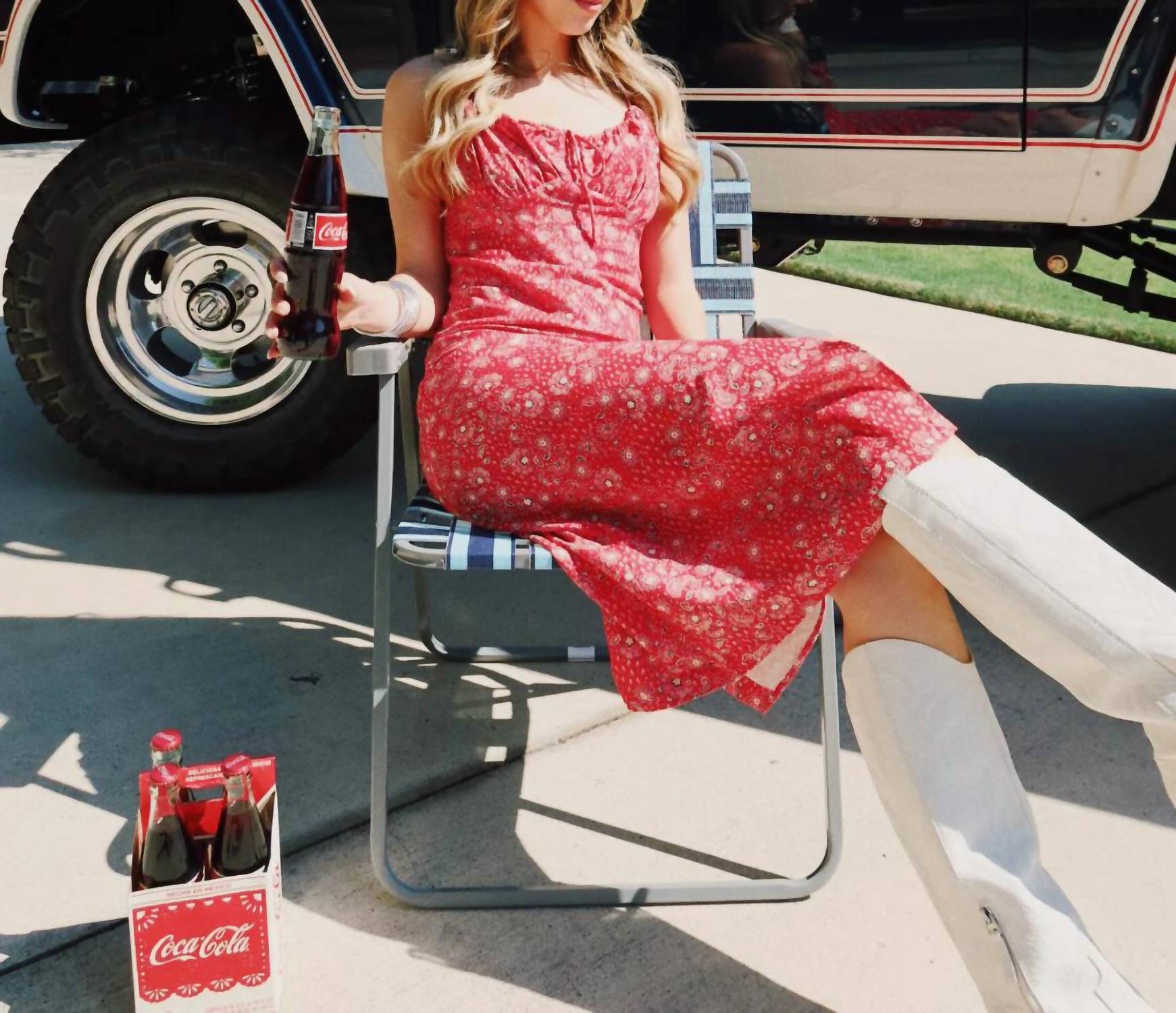 Sadie & Sage - Firecracker Midi Dress