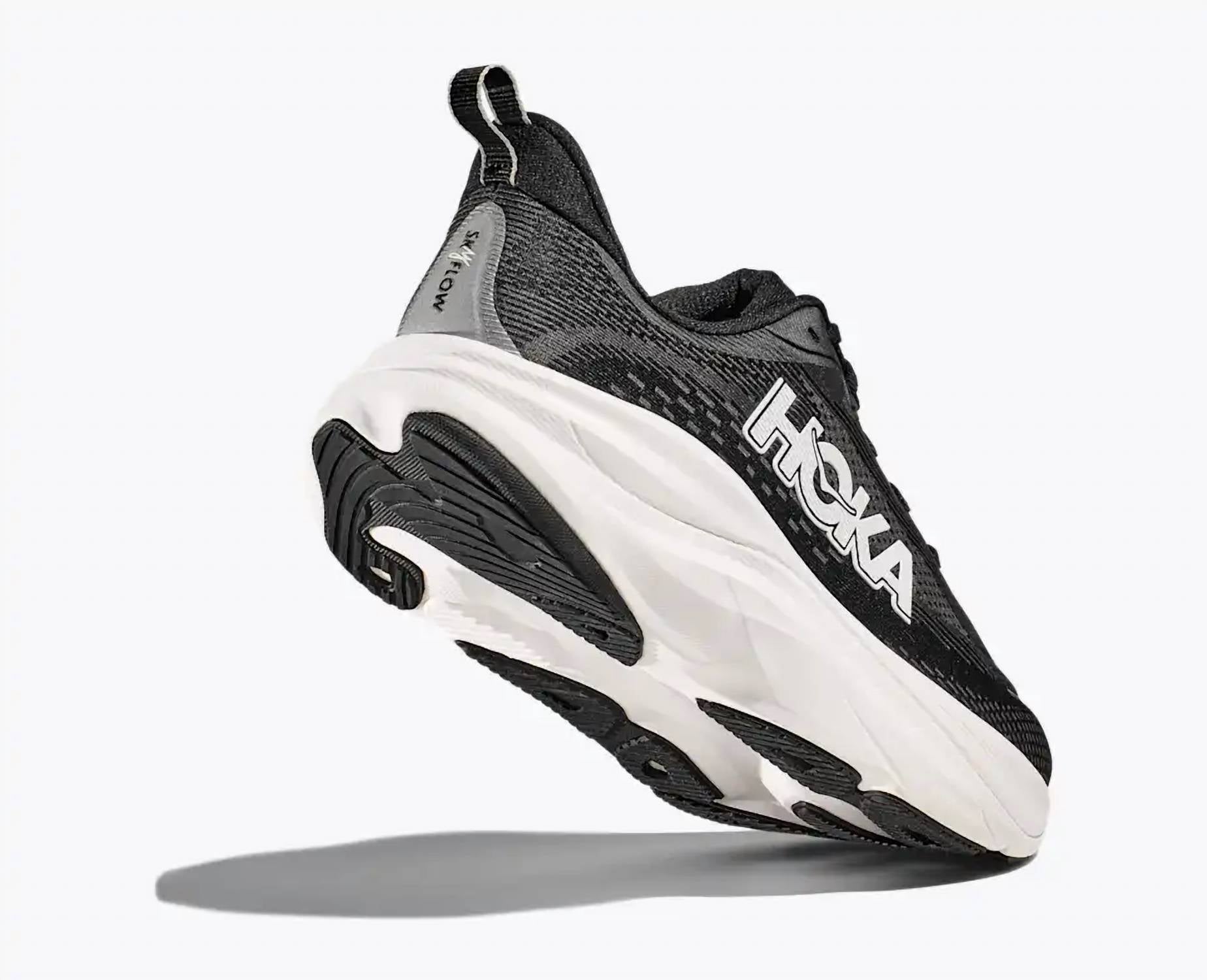 Hoka Men's Skyflow Running Shoes in black white 3 - men's sneaker - view 4