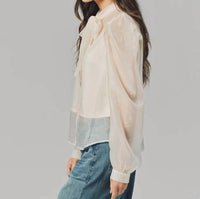 The Shirt - Long Sleeve French Bow Shirt