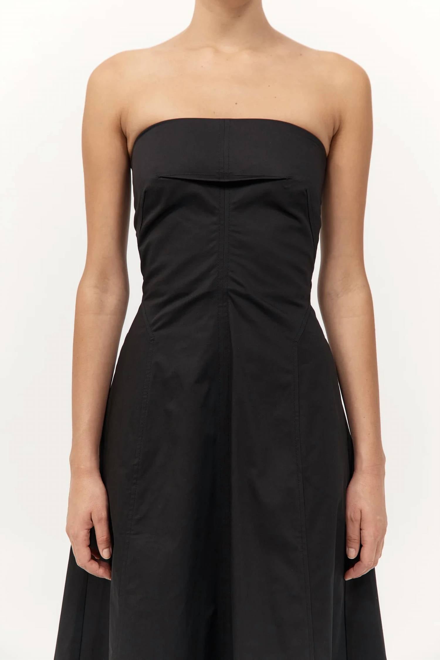 St. Agni - Sculpted Strapless Dress