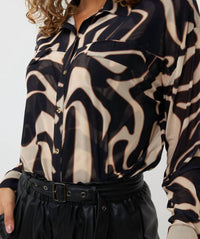 Esqualo - mesh blouse harm